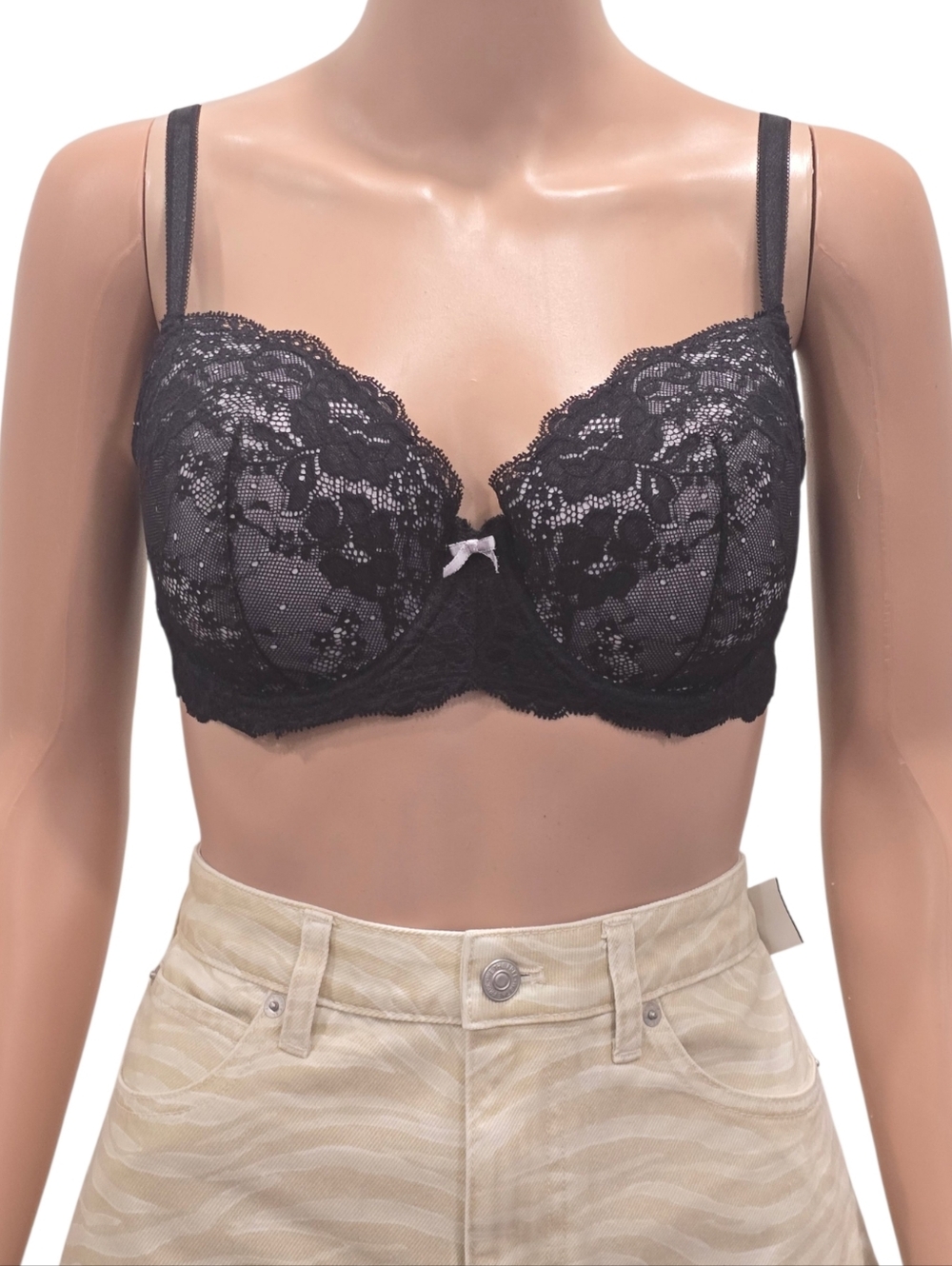 Victoria's Secret Lace Secret Angels Lined Demi Bra - Picture 2 of 7